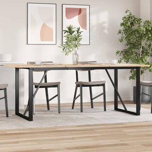 Tischgestell O-Form 160x80 cm Stahl