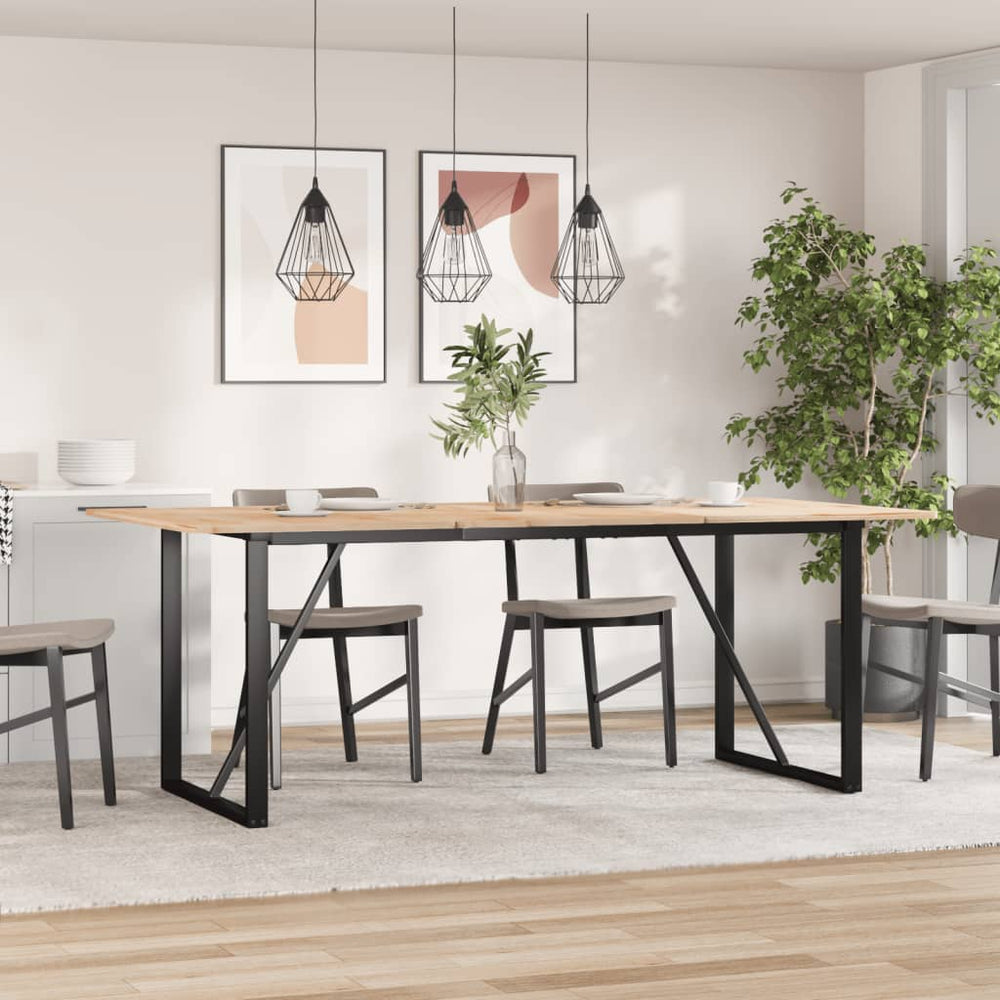 Tischgestell O-Form 160x80 cm Stahl