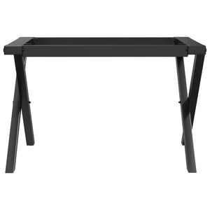Couchtischgestell X-Form Stahl 50x40x38 cm