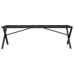 Couchtischgestell X-Form Stahl 140cm