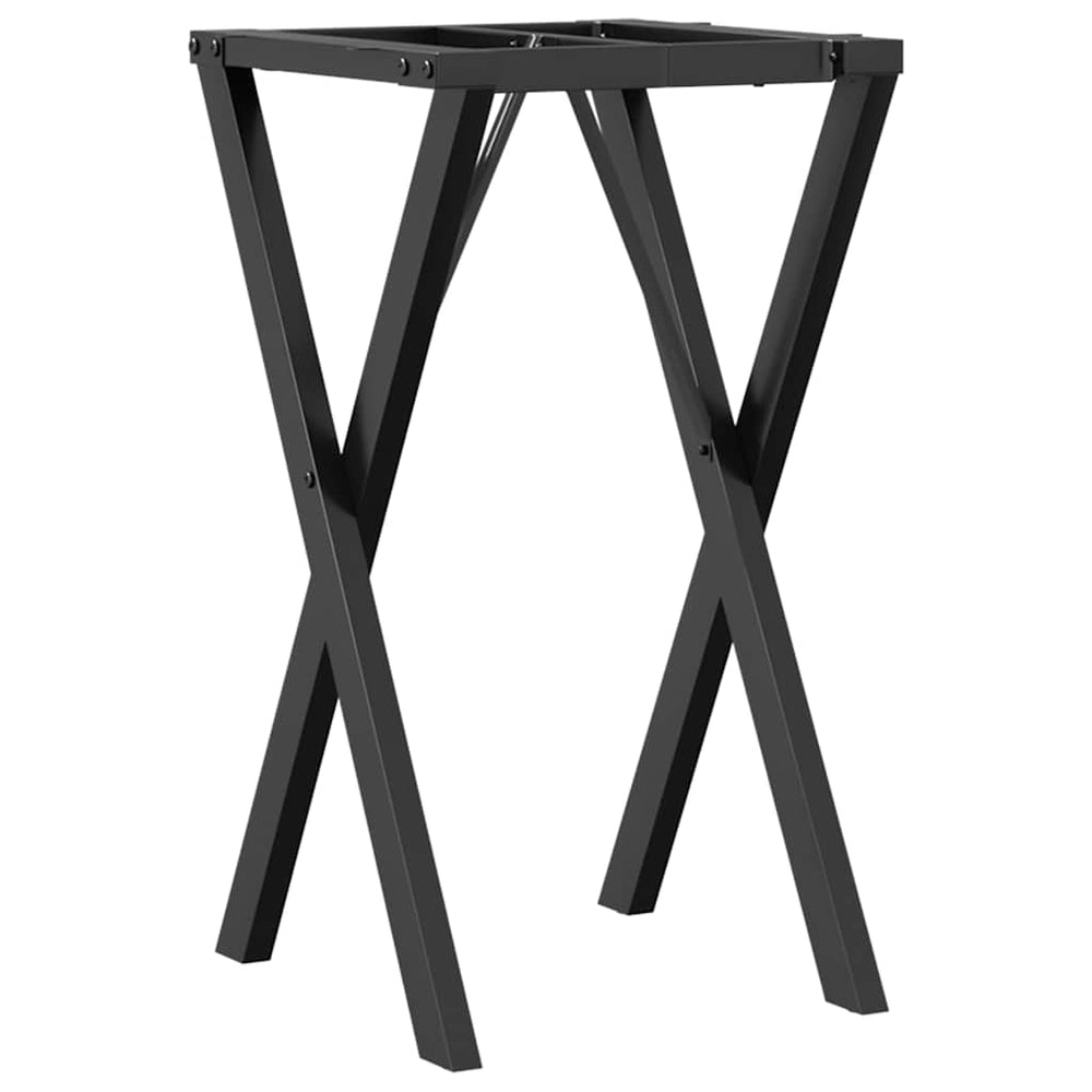 X-Form Tischgestell Stahl 40x40x73 cm