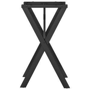 X-Form Tischgestell Stahl 40x40x73 cm