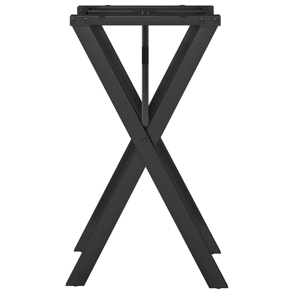 X-Form Tischgestell Stahl 40x40x73 cm