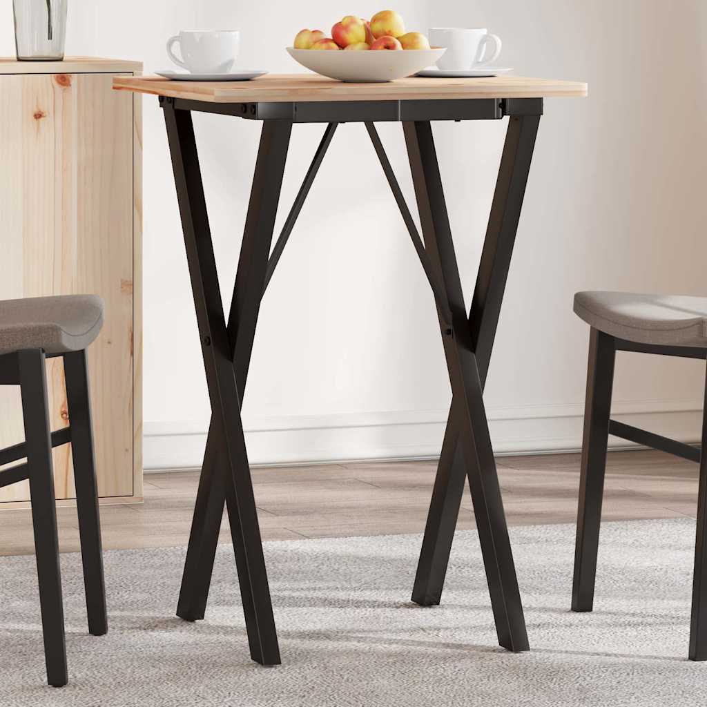X-Form Tischgestell Stahl 40x40x73 cm