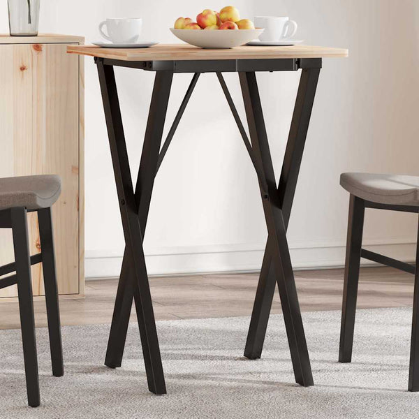 X-Form Tischgestell Stahl 40x40x73 cm