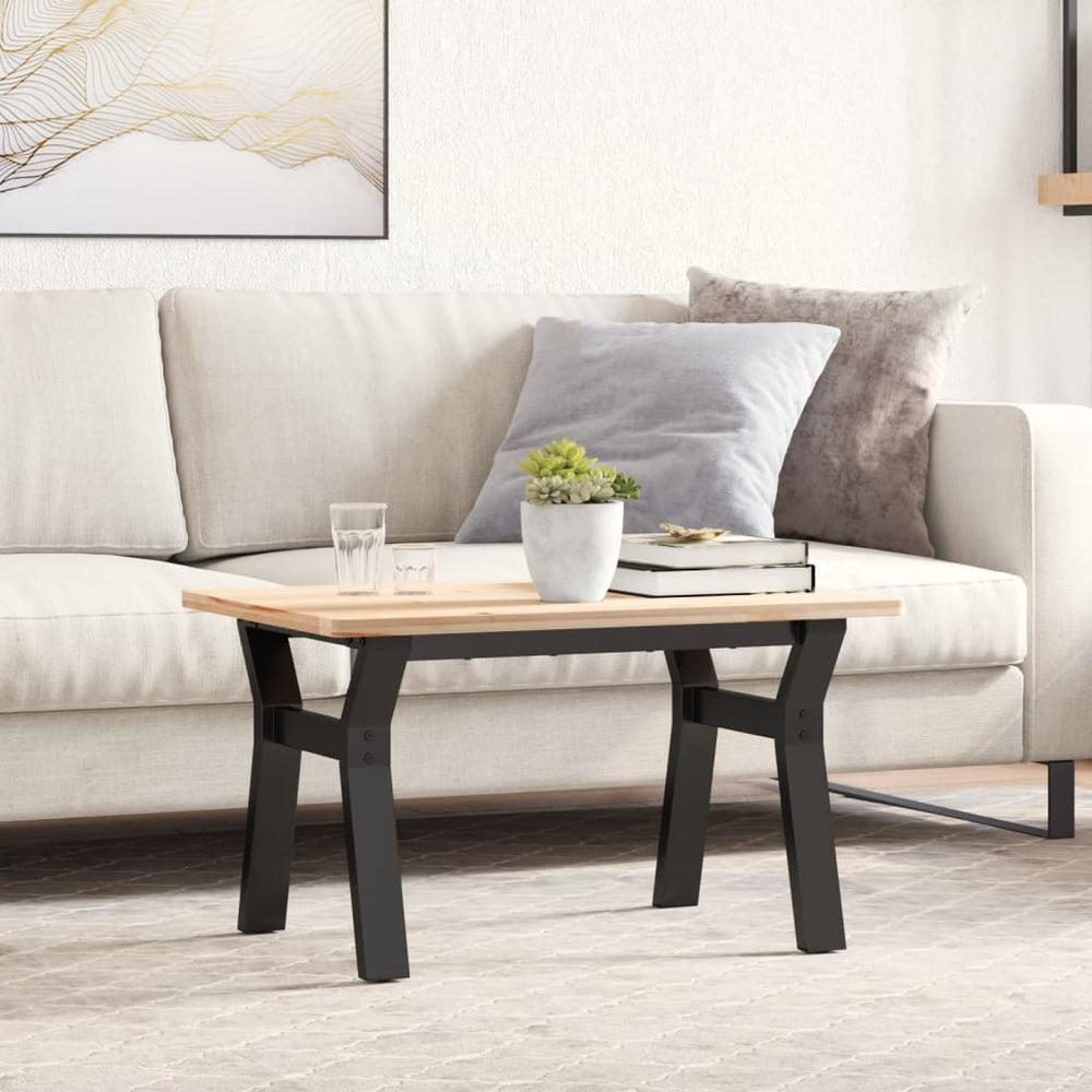 Y-Form Couchtischgestell Stahl 60x40x38 cm