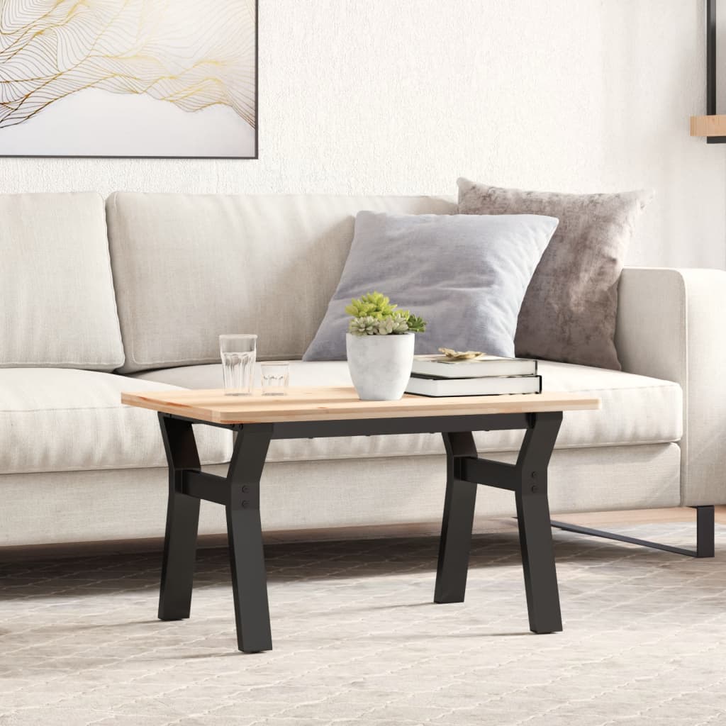 Y-Form Couchtischgestell Stahl 60x40x38 cm