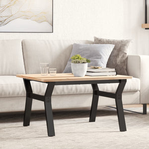Couchtischgestell Y-Form Stahl 70x60 cm