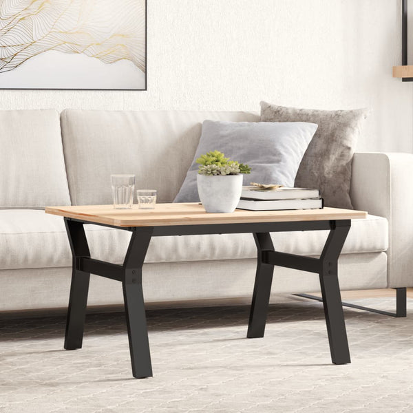 Couchtischgestell Y-Form Stahl 70x60 cm