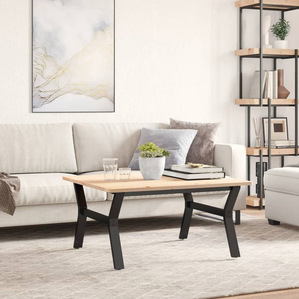 Y-Form Couchtischgestell Stahl 80x70x43 cm