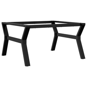 Y-Form Couchtischgestell Stahl 80x70x43 cm