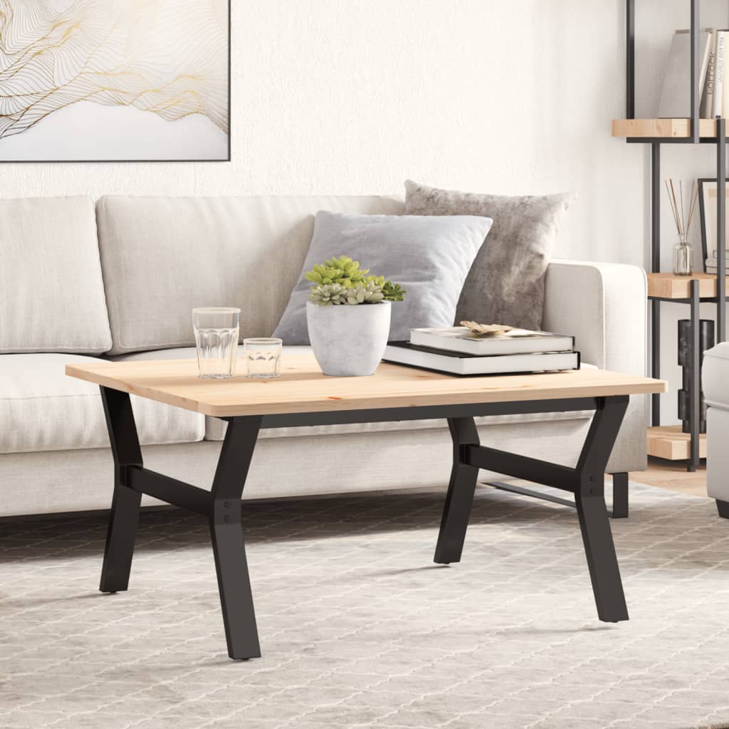 Y-Form Couchtischgestell Stahl 80x70x43 cm