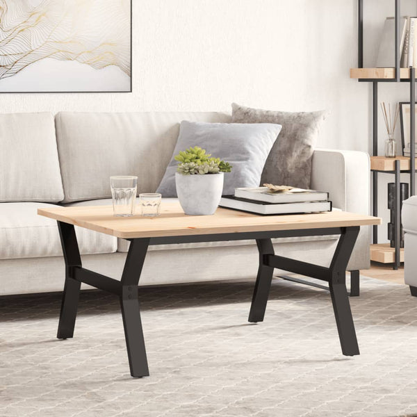 Y-Form Couchtischgestell Stahl 80x70x43 cm