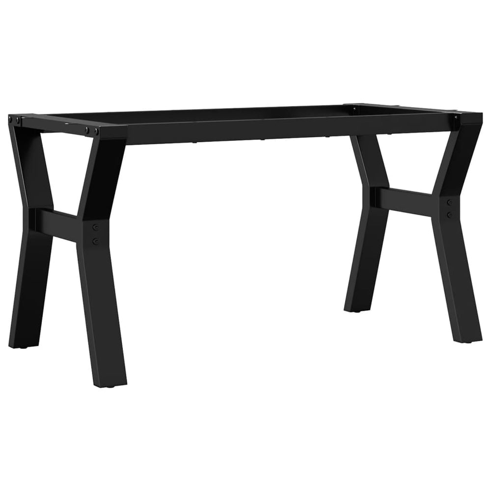Couchtischgestell Y-Form Stahl 80x40 cm