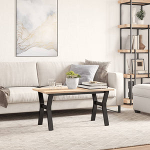 Couchtischgestell Y-Form Stahl 80x40 cm
