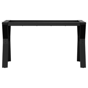 Couchtischgestell Y-Form Stahl 80x40 cm