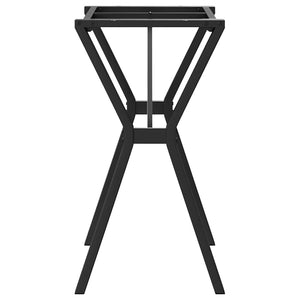 Y-Form Tischgestell 80x40x73 cm Stahl