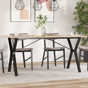 Y-Form Tischgestell 140x60 cm Stahl