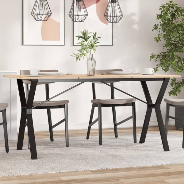 Y-Form Tischgestell 140x60 cm Stahl