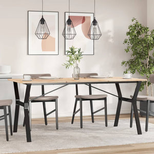 Y-Form Tischgestell 160x80 cm Stahl