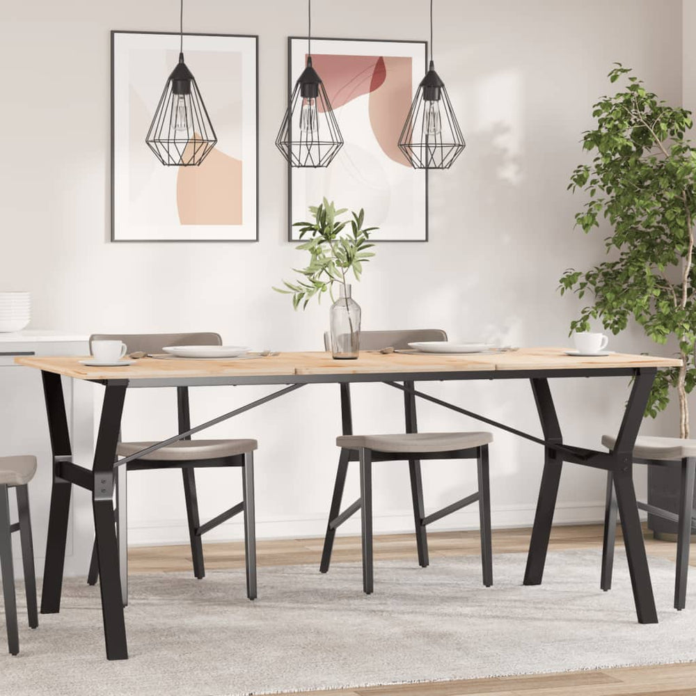 Y-Form Tischgestell 160x80 cm Stahl