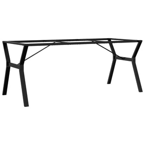 Y-Form Esstischgestell Stahl 180x80 cm