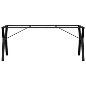Y-Form Esstischgestell Stahl 180x80 cm