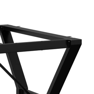 Y-Form Esstischgestell Stahl 180x80 cm