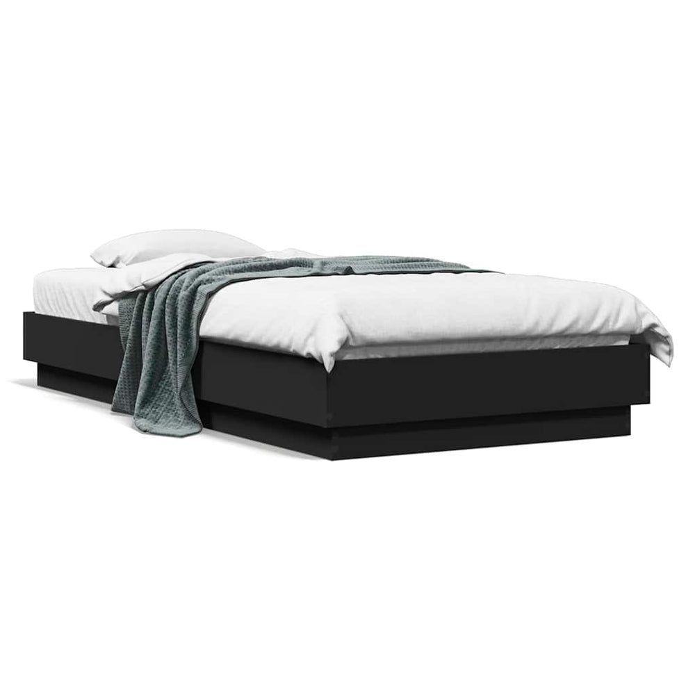 Bettgestell Schwarz 90x190 cm