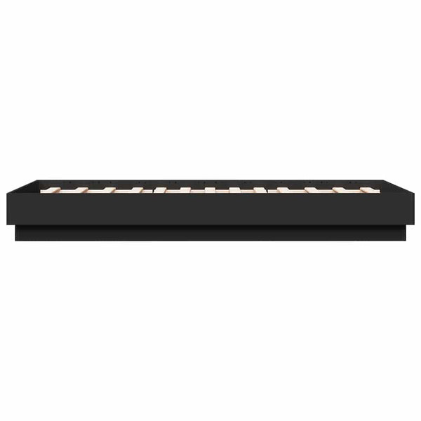 Bettgestell Schwarz 90x190 cm