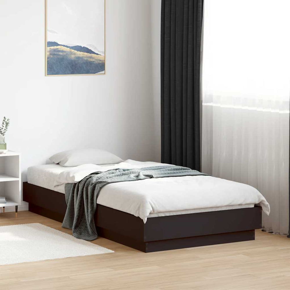 Bettgestell Schwarz 90x190 cm