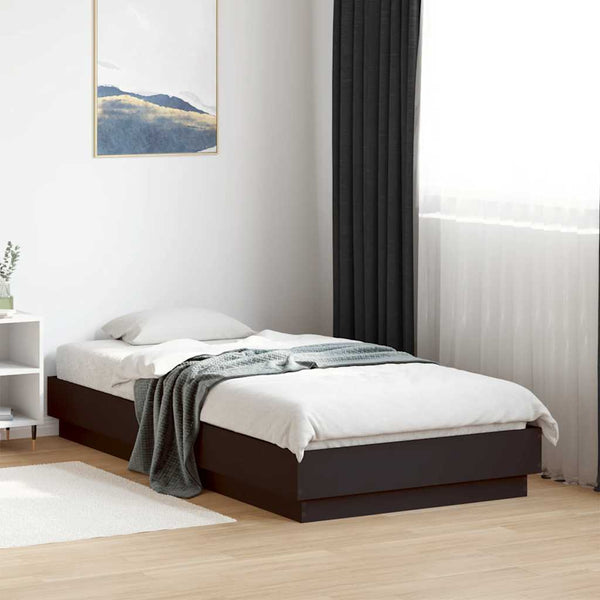 Bettgestell Schwarz 90x190 cm