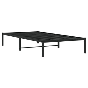 vidaXL Cadre de lit en métal noir 100x200 cm