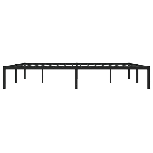 vidaXL Cadre de lit Métal Noir 200x200 cm