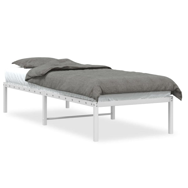 Metallbett Weiß 80x200 cm