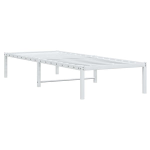 Metallbett Weiß 80x200 cm