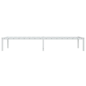 Metallbett Weiß 80x200 cm