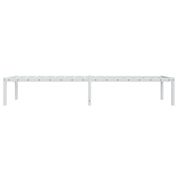 Metallbett Weiß 80x200 cm