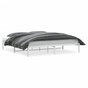Metallbett Weiß 193x203 cm
