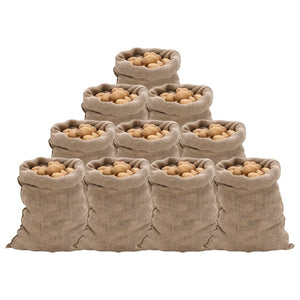 Jutesäcke 10 Stk. 60x105 cm 100% Jute 220 g/m²