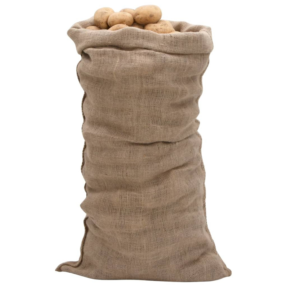 Jutesäcke 5 Stk. 65x135 cm 100% Jute 220 g/m²