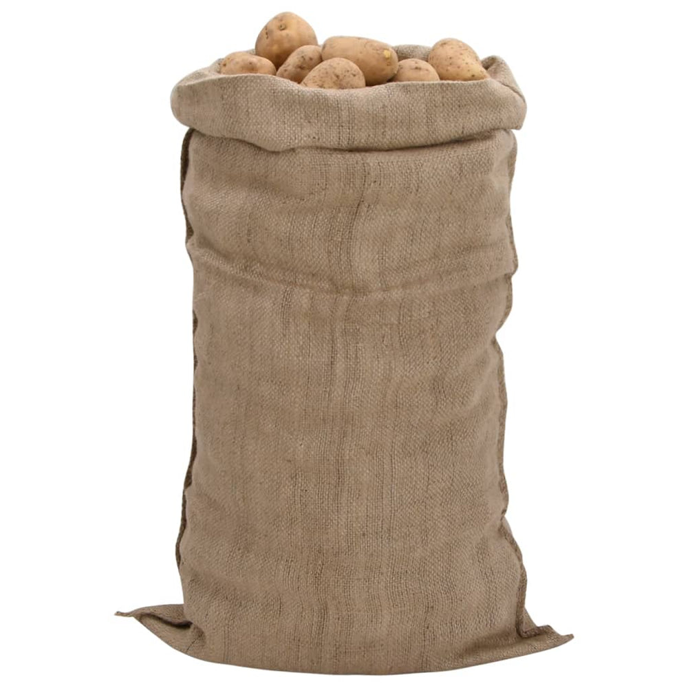 Jutesäcke 5 Stk. 65x135 cm 100% Jute 340 g/m²