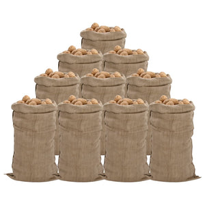 Jutesäcke 10 Stück 65 x 135 cm 100 % Jute 340 g/m²