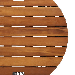 Garten Beistelltische 2er Set Grau Rattan