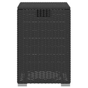 Propan Tank Verstecktisch Schwarz Poly Rattan