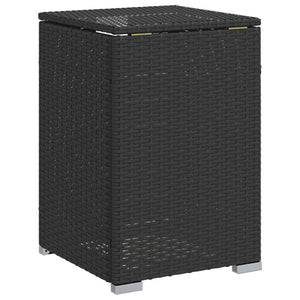 Propan Tank Verstecktisch Schwarz Poly Rattan