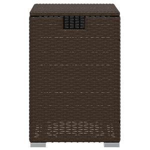 Propan Tank Verstecktisch Braun Poly Rattan