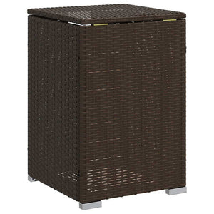 Propan Tank Verstecktisch Braun Poly Rattan