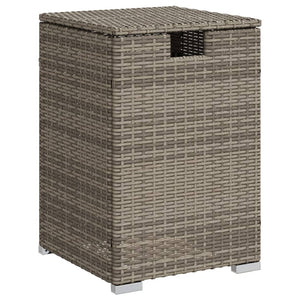 Poly Rattan Propan Tank Verstecktisch Grau 40x40x60cm