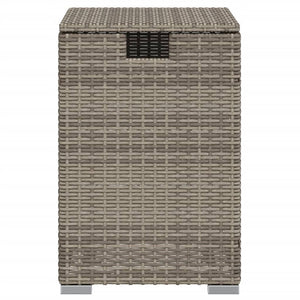 Poly Rattan Propan Tank Verstecktisch Grau 40x40x60cm
